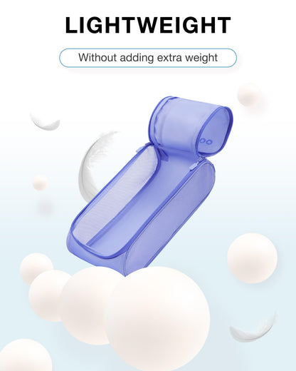 BAGSMART Keep Shape Packing Cubes for Travel, 6 Set Travel Cubes for Packing, Lightweight Suitcase Organizer Bags Set for Travel Essentials Very Peri