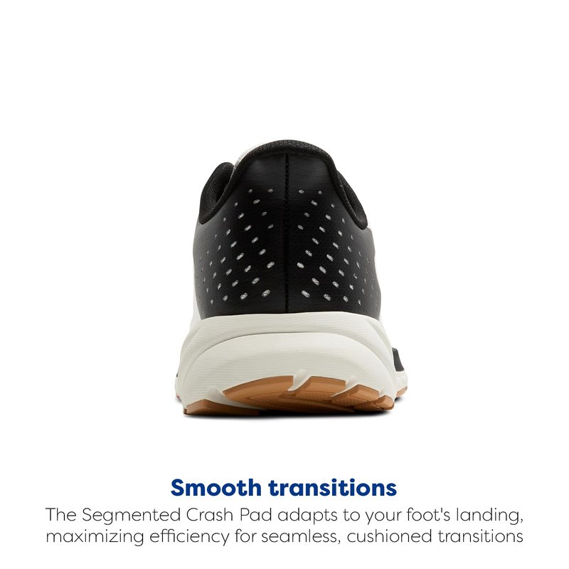 Brooks Women’s Anthem 7 Neutral Running Shoe - White/Black/Tan - 10 Medium