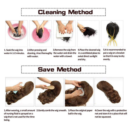 Baruisi Men Wigs Short White Wig Synthetic Heat Resistant Natural Halloween Cosplay Hair Wig