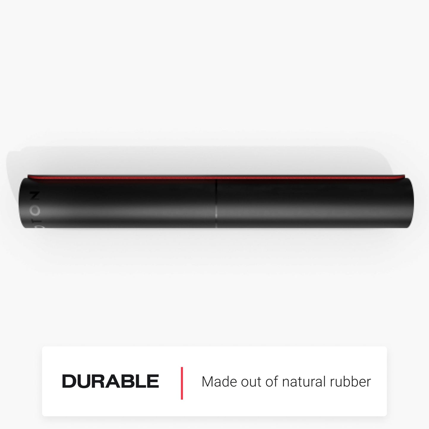 Peloton Reversible Workout Mat | 71” x 26” with 5 mm Thickness, Premium Heavy-Duty Floor & Yoga Mat, Tear & Scratch Resistant,Black, Red