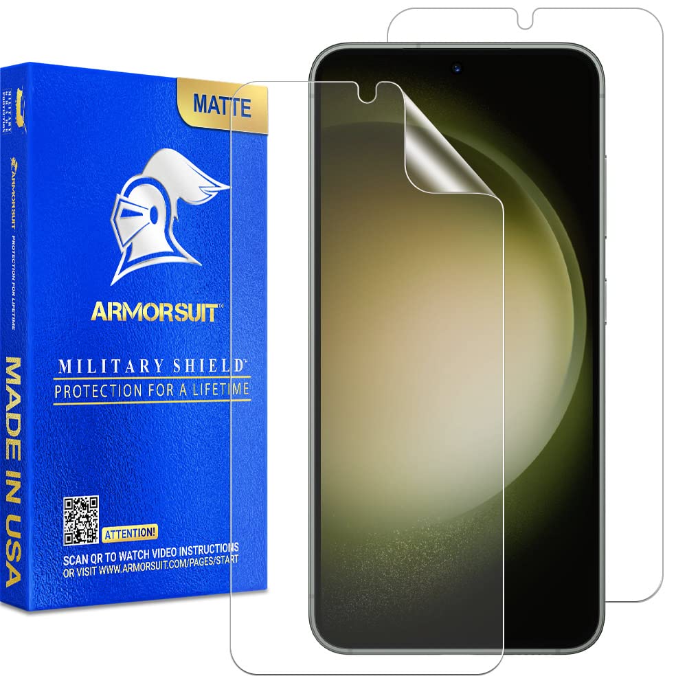 ArmorSuit 2 Pack for Samsung Galaxy S24 Ultra Screen Protector (6.8") Case Friendly MilitaryShield HD Clear Film - Made in USA