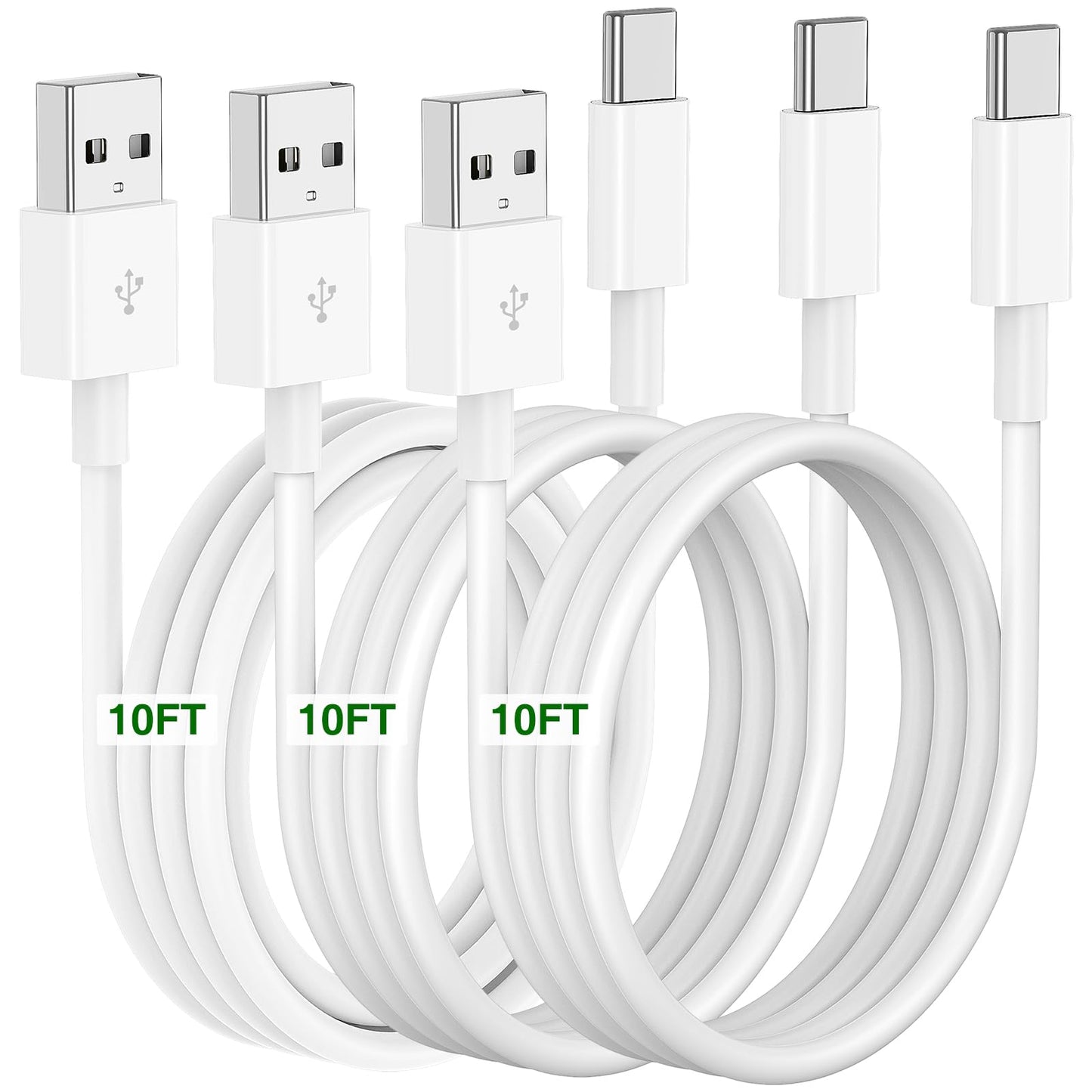 Car Carplay Cable for iPhone 17 16 15 Charger Cord,3/3/6/6FT USB A to USB C Cable for iPhone 17 Pro Max/16 Pro/15 Plus Charger,USB C Car Charger for Apple 17 Air/16 Pro Max/16e/15/iPad Pro