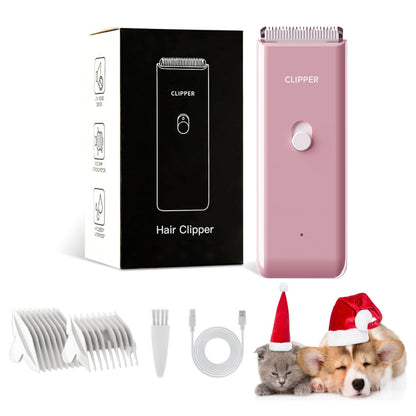 Founouly Home Professional Dog Grooming Kit Clipper Low Noise USB Rechargeable for Dog Cat