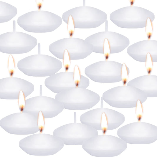 20 Pcs Floating Candles Centerpieces, 1.5 Inch Unscented Floating Candles Small Decoration for Valentine's Day, Thanksgiving, Wedding, Holiday, Parties and Home Decor