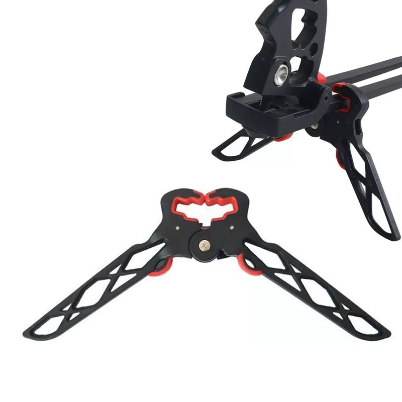 KURUGEILI Archery Bow Stand Folding Bow Stands Bow Jack Limbs Clamp Kickstand for Compound Bow Hunting Accessories