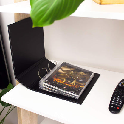 3L DVD Sleeves with Binder Holes for DVD Storage Wallet/Holder - Plastic Pockets For Disc Storage - 10282, 100 Count (Pack of 1)