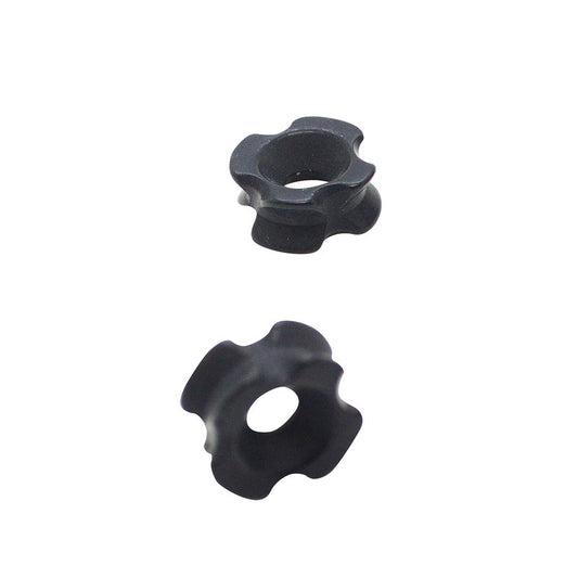 Southland Archery Supply SAS Aluminum Peep Sight for Archery Compound Bow - 2/Pack (Black, 1/8 in)