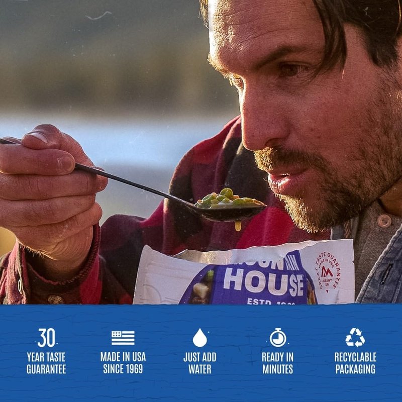 Mountain House Spaghetti with Beef Marinara | Freeze Dried Backpacking & Camping Food |2 Servings