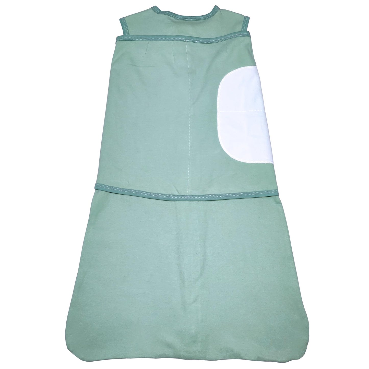 Enrich YLife Swaddle Sack for Baby Babies 3-Ways Adjustable Swaddling Sleeping Bag Cotton Wearable Blanket for Newborn Boys and Girls (Cyan, 3-6 Months)