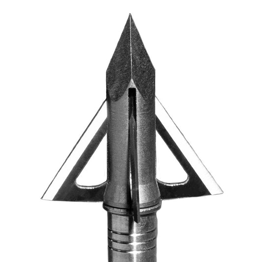 Slick Trick Standard 3pk 100 Grain Stainless Steel, Silver/Black