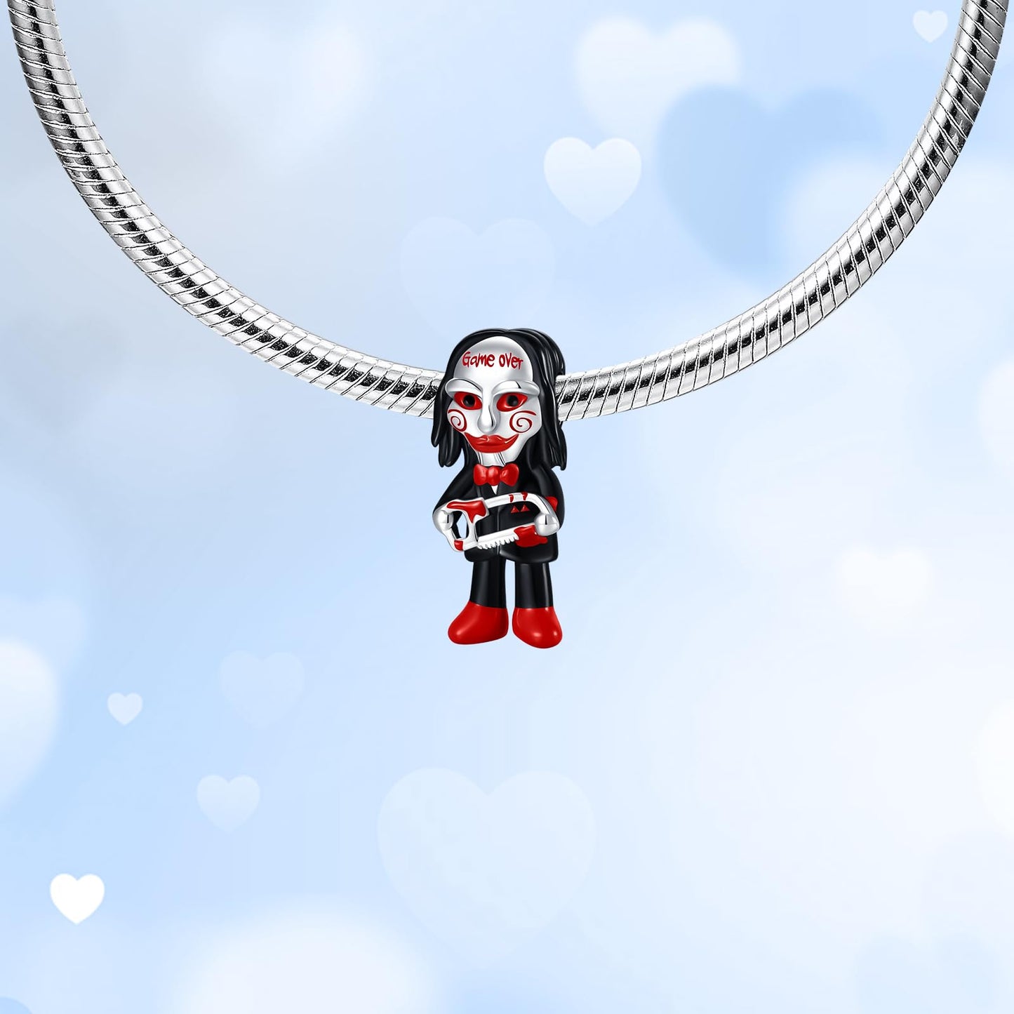 ARVALILS Dangle Charm 925 Sterling Silver Charms fits Bracelets and Necklace Pendant Bead Charms Jewelry Present for Women (Halloween Charm)