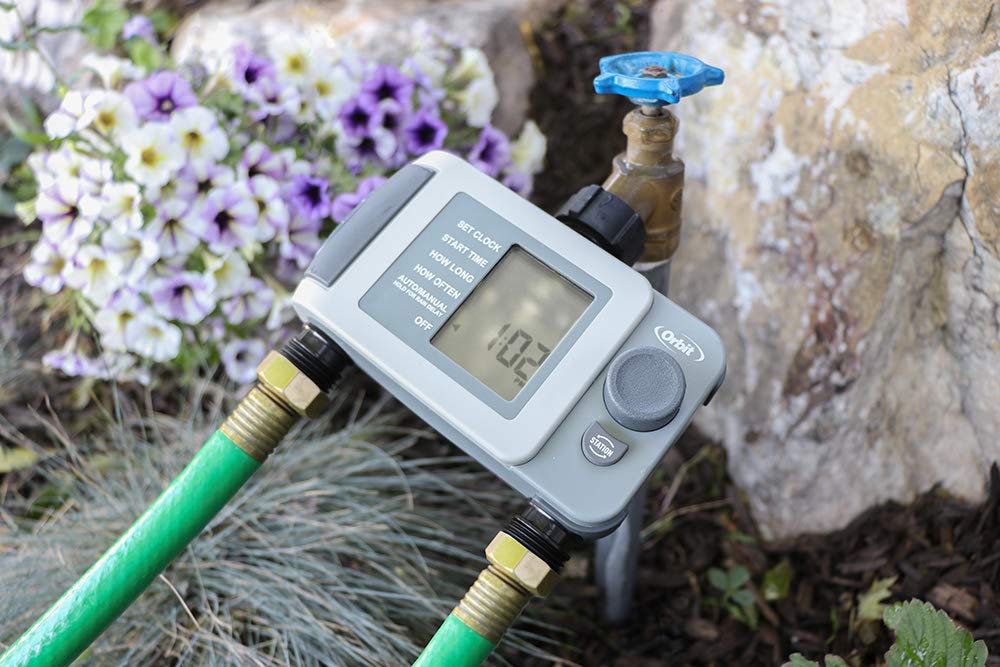 2-Outlet Programmable Hose Faucet Timer