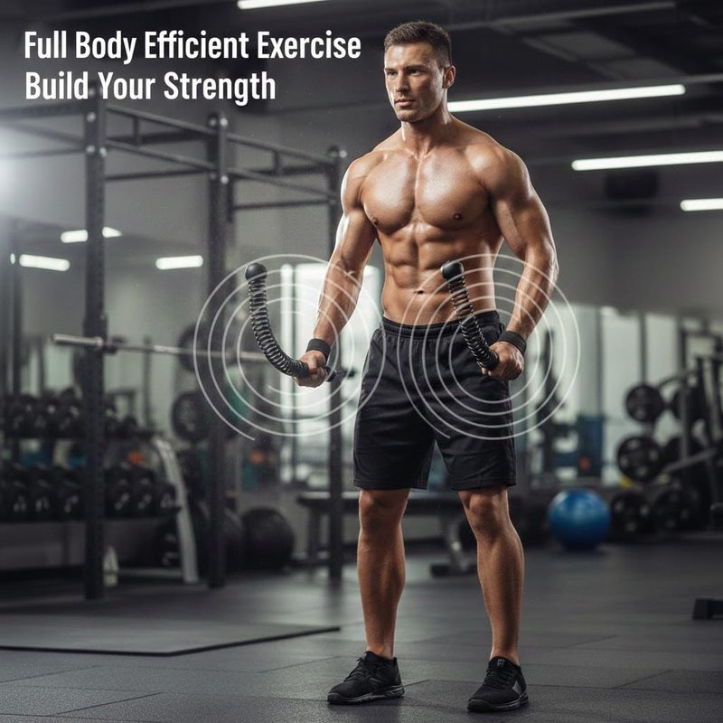 Upgrade Weighted Ropeless Battle Ropes, 2PCS Cordless Battle Rope for Home Gym, HIIT, Quiet Portable Training Rope, Strength, Workout Ropes Versatile Fitness Equipment for Men Women
