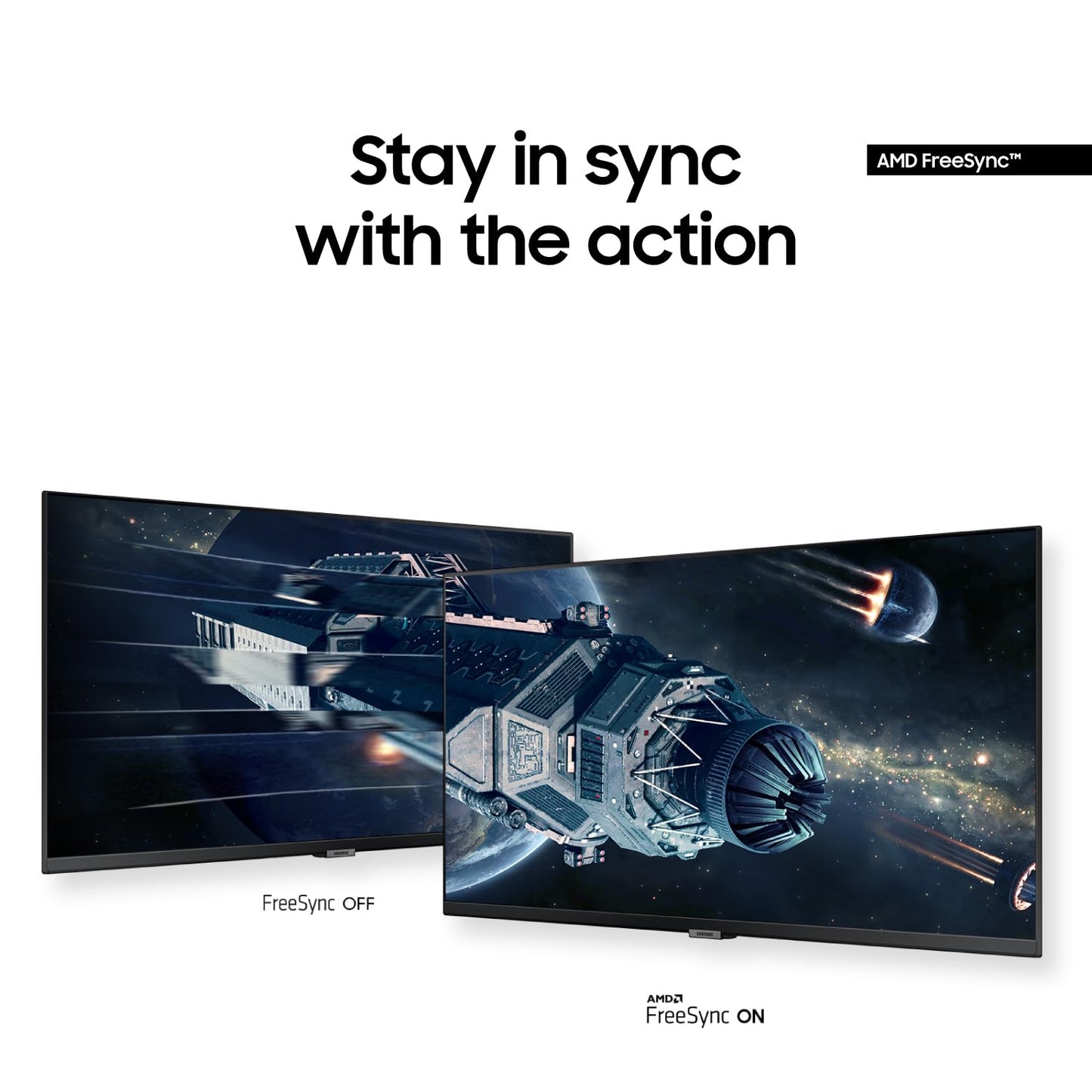 SAMSUNG 34" ViewFinity S50GC Series Ultra-WQHD Monitor, 100Hz, 5ms, HDR10, AMD FreeSync, Eye Care, Borderless Design, PIP, PBP, LS34C502GANXZA, 2023, Black