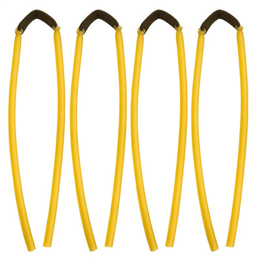 GM&BW 4 Slingshot Replacement Band Sets,Heavy Duty Elastic Rubber Bands, Compatible with Catapult from Trumark,Daisy,Barnett,Marksman;Suitable for All Wrist Rocket Insert-Yoke-into-Tube Hunting Style