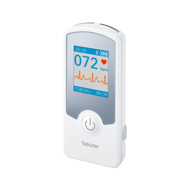 Beurer Cardio Companion EKG Monitor - 3-Lead Portable ECG Machine, Detects Irregular Heart Rhythms, Fast Results in 30 Seconds, Bluetooth with App, Rechargeable Battery, FSA/HSA Eligible, ME75