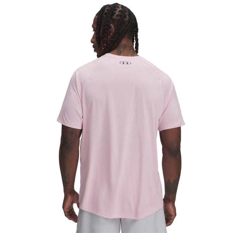 Under Armour Men's Tech 2.0 Short-Sleeve T-Shirt, (647) Prime Pink / / Black, Small