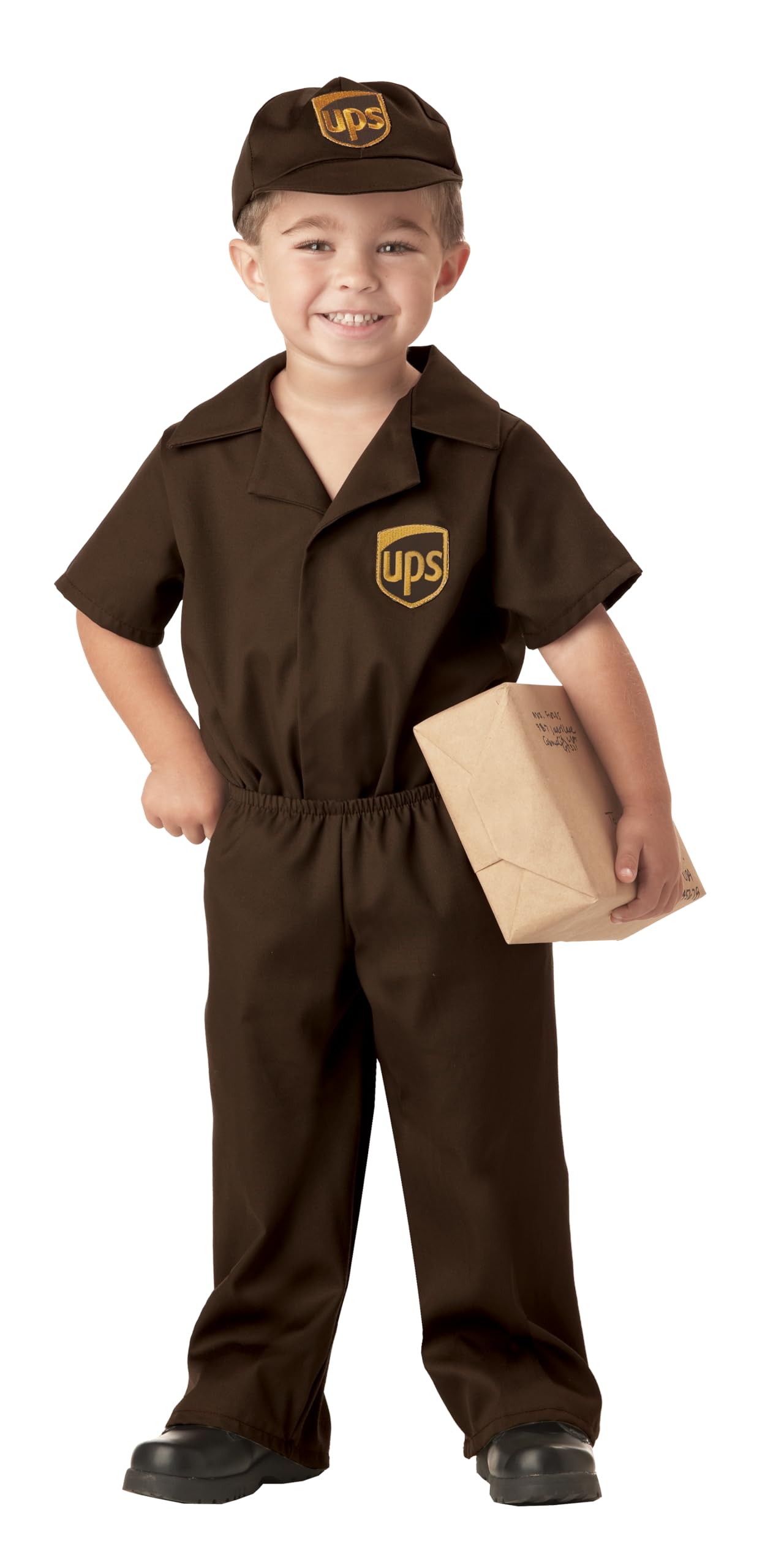 Little Boys' UPS Guy Costume Large (4-6)