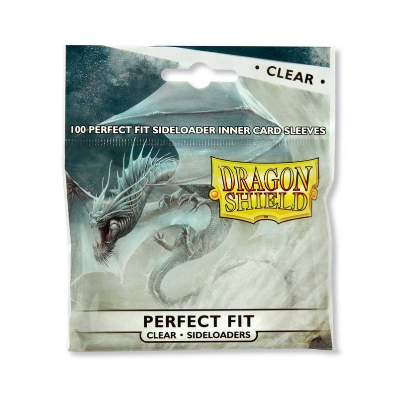 Dragon Shield 100 Standard Size Sideloader Clear Perfect Fit Sleeves (1 Pack)