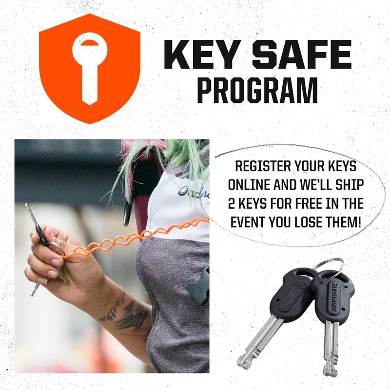 Kryptonite Evolution 1055 Mini Bike Chain Lock, 1.8 Feet Long 10mm Steel Chain Heavy Duty Anti-Theft Sold Secure Gold Bicycle Chain Lock with Keys for E-Bike, Motorcycle, Scooter, Bicycle, Fence