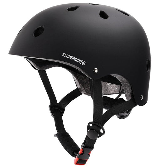Helmet for Bicycle Scooter Roller Skate Inline Skating Rollerblading, Adjustable and Multi-Sport for Skate Scooter, 3 Sizes for Adult Youth (Black, Medium)