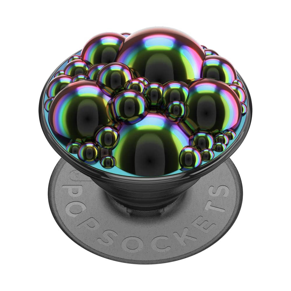 PopSockets Phone Grip with Expanding Kickstand, Adhesive Grip - PopOut Bubbly Oil Slick