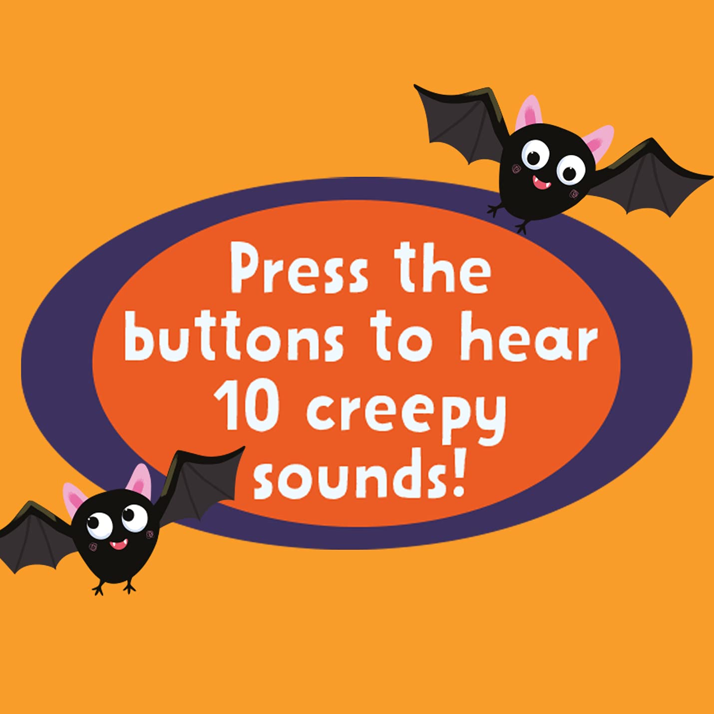 Hoot Howl Halloween 10-Button Sound Book for Little Trick-Or-Treaters (Interactive Children's Sound Book with 10 Spooky Sounds)