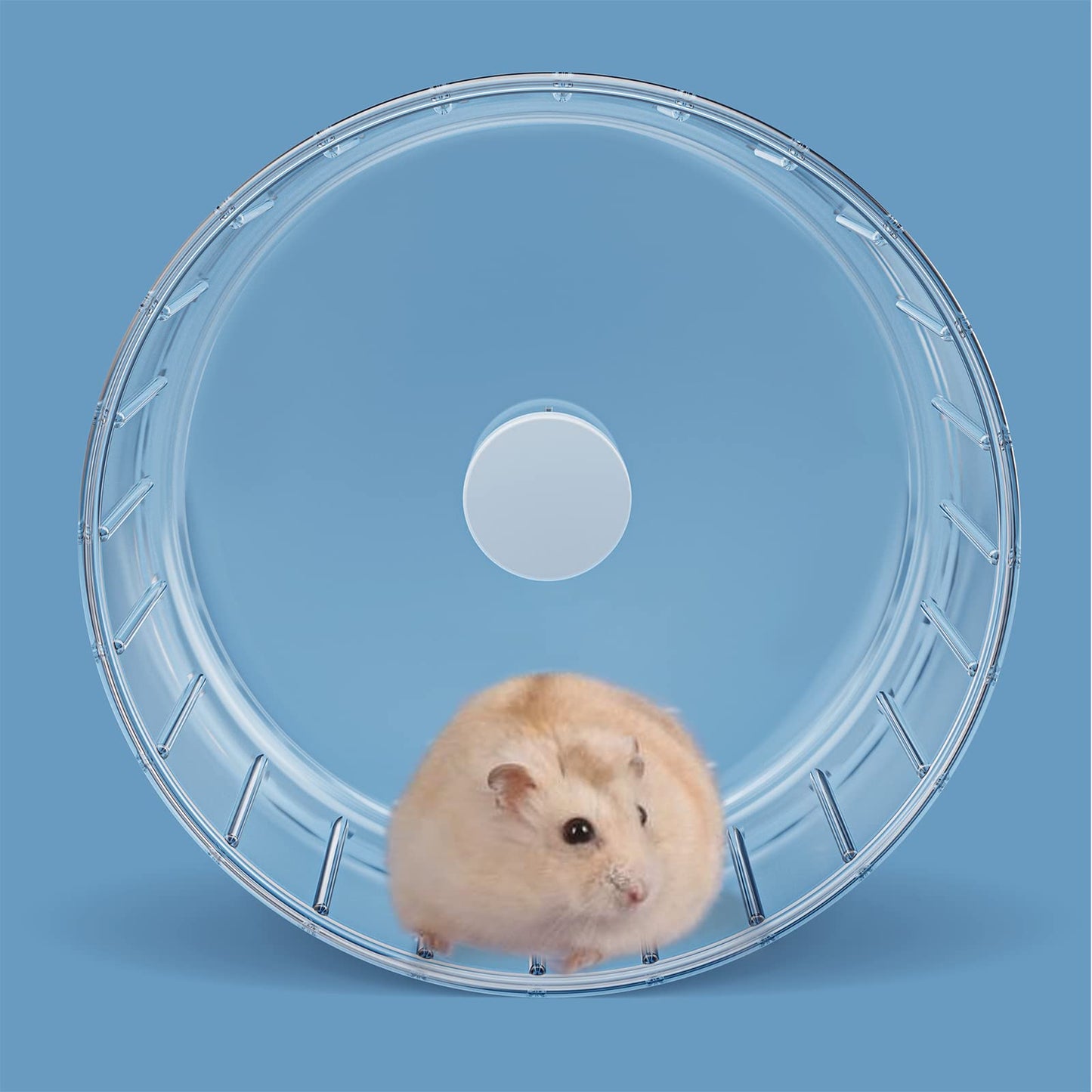 BUCATSTATE Hamster Wheel Silent, 18cm Quiet Spinner for Gerbil Dwarf Syrian Hamster Rat Mice