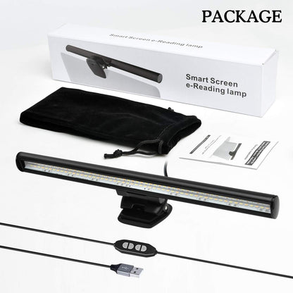 Monitor Light Bar, Computer e-Reading Task Lamp - 3 Color Modes, 10 Brightness Levels, USB Powered
