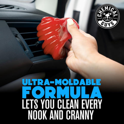 Chemical Guys Sticky Icky Car Cleaning Gel, Green Apple & Sweet Strawberry Scent - Detailing Kit, Car Dust Crevice Cleaner, Slime Auto Air Vent, Cleaning Putty for Keyboard Cleaner (2 Pack) - CJK1002