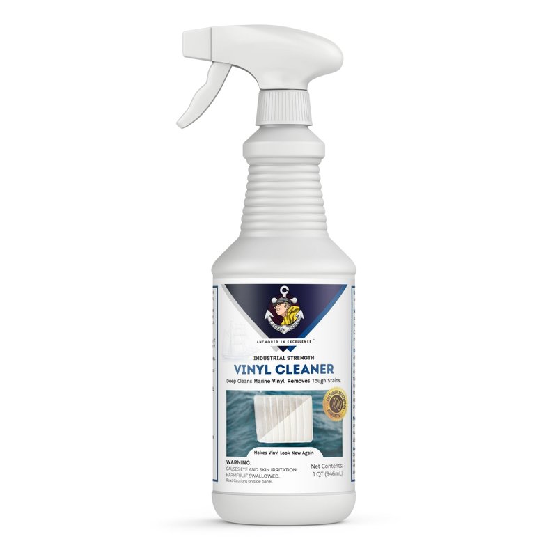 Captain Don's Industrial Strength Boat Cleaner, 32 OZ - Vinyl Boat Seat Cleaner, Boat Upholstery Cleaner, Boat Cleaning Supplies, Boat Carpet Cleaner, Deep Cleans Boat Vinyl & Removes Tough Stains