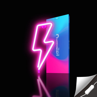 Lumoonosity Planet Neon Sign - USB Powered Saturn LED Light with On/Off Switch, Planet Led Sign for Wall Decor - Aesthetic Hanging Saturn Neon Light for Bedroom, Gaming Room