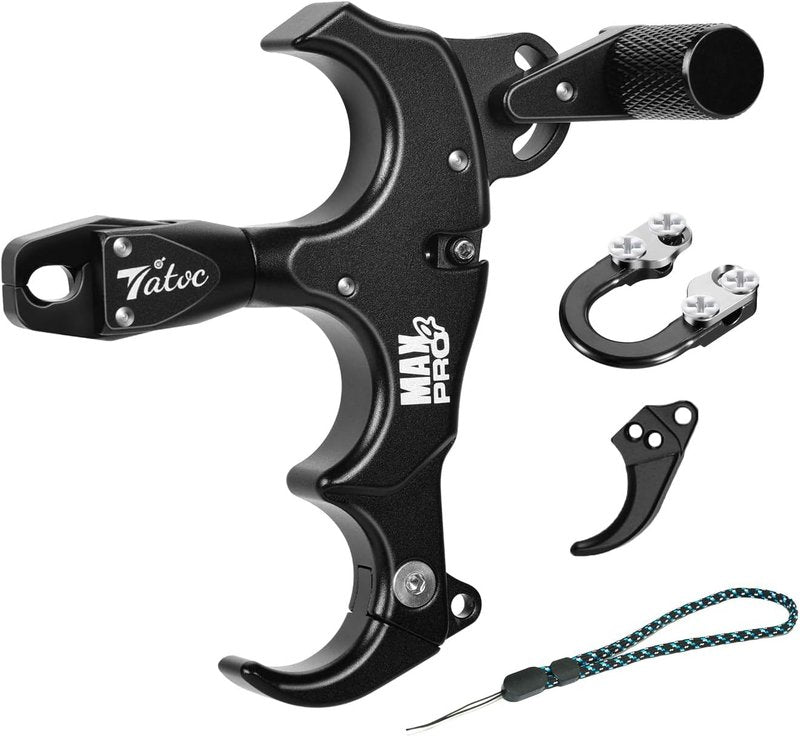 Thumb Release for Compound Bow - 360° Rotatable Archery Release with 3/4 Finger Grip
