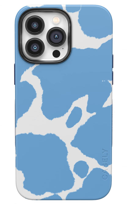 Casely iPhone 14 Pro Case | Opposites Attract | Day & Night Mountains | Compatible with MagSafe | Bold Protective Design