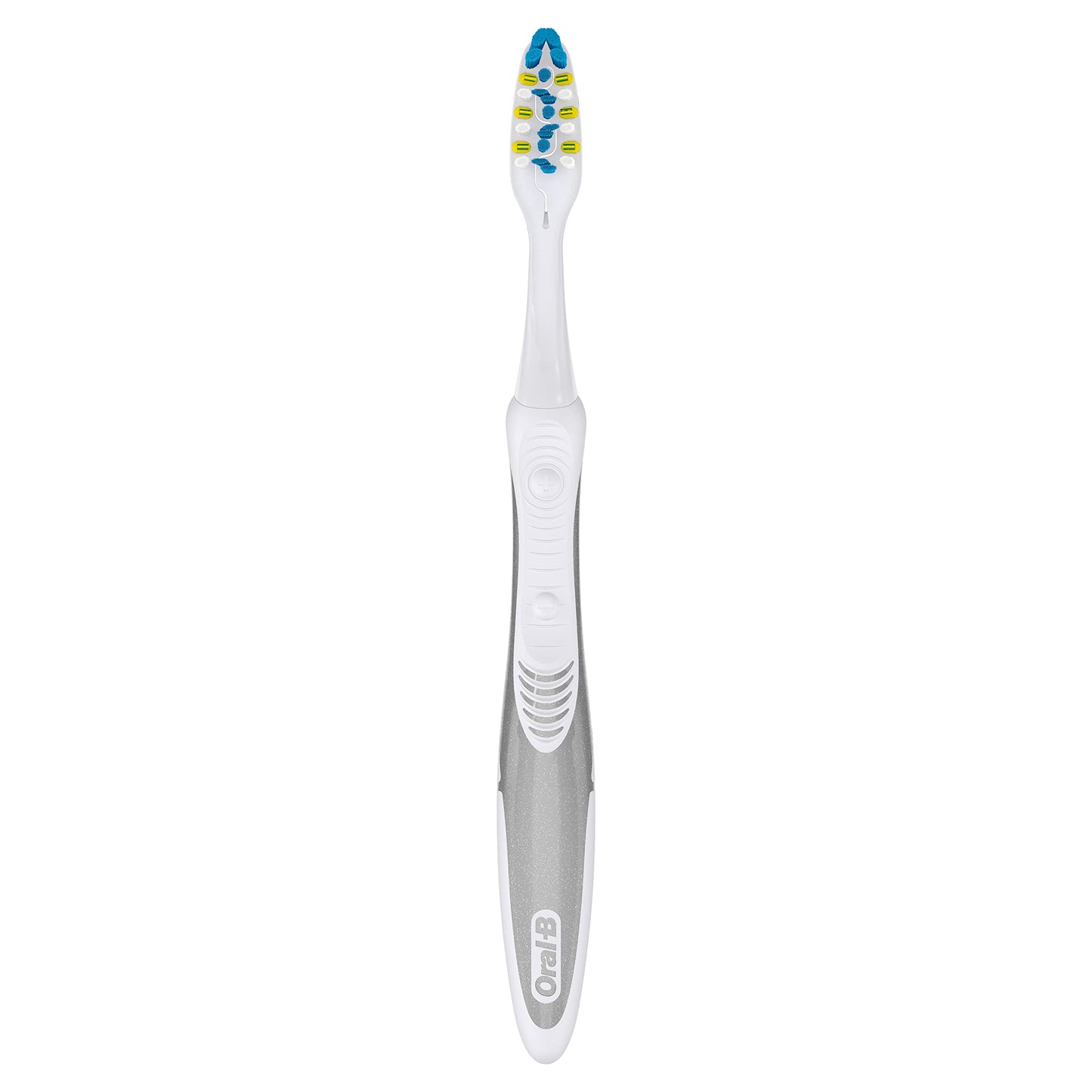 Oral-B 3D White Pulsar, Battery Electric Toothbrush, 1 Count Medium Toothbrush Pack, removes Stains, whitens Teeth, Travel Essentials Tooth Brush