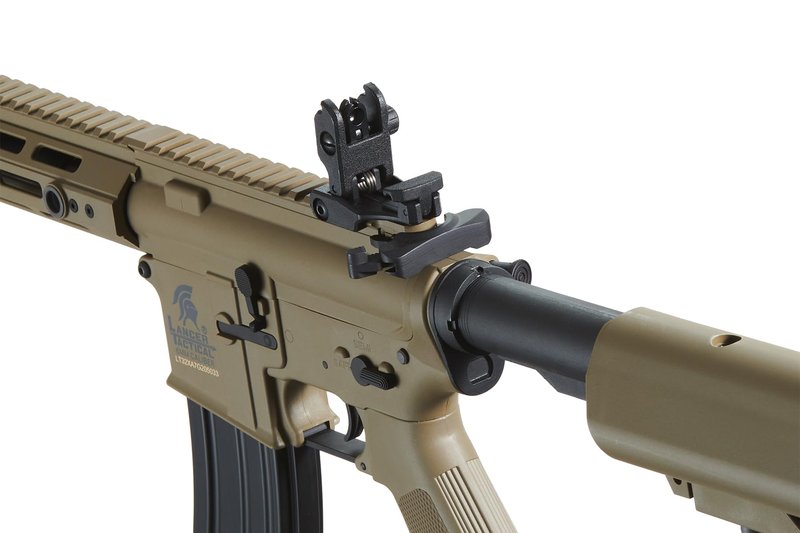 Lancer Tactical Gen 2 Hellion MLOK 10" Piactinny Polymer Airsoft M4 AEG- Full/Semi-Auto Airsoft Gun (Battery and Charger Included)
