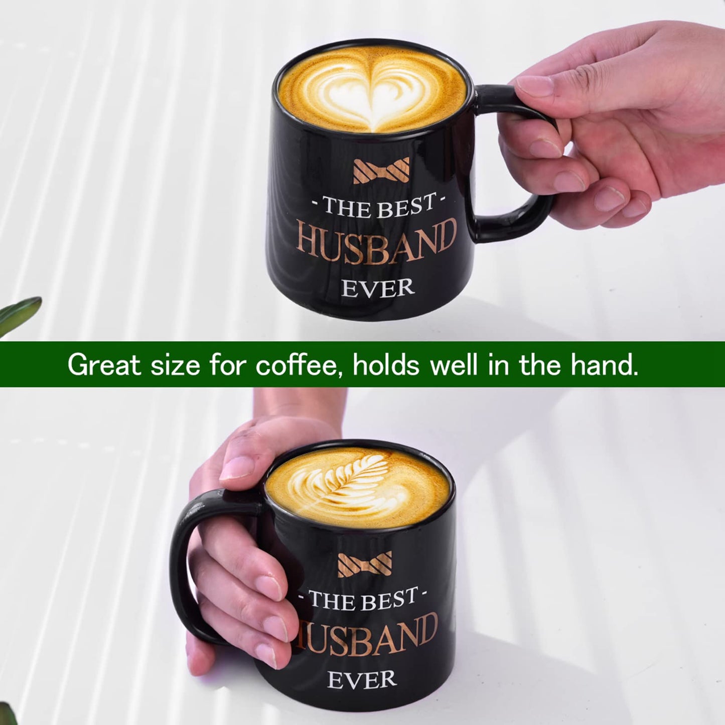 Miicol Funny Coffee Mug 16 oz, Large Ceramic Tea Mug, Gift Idea for Men, Husband, Cute Office Coffee Cup, Black Tea Cup, Unique Gift for Birthday, Christmas