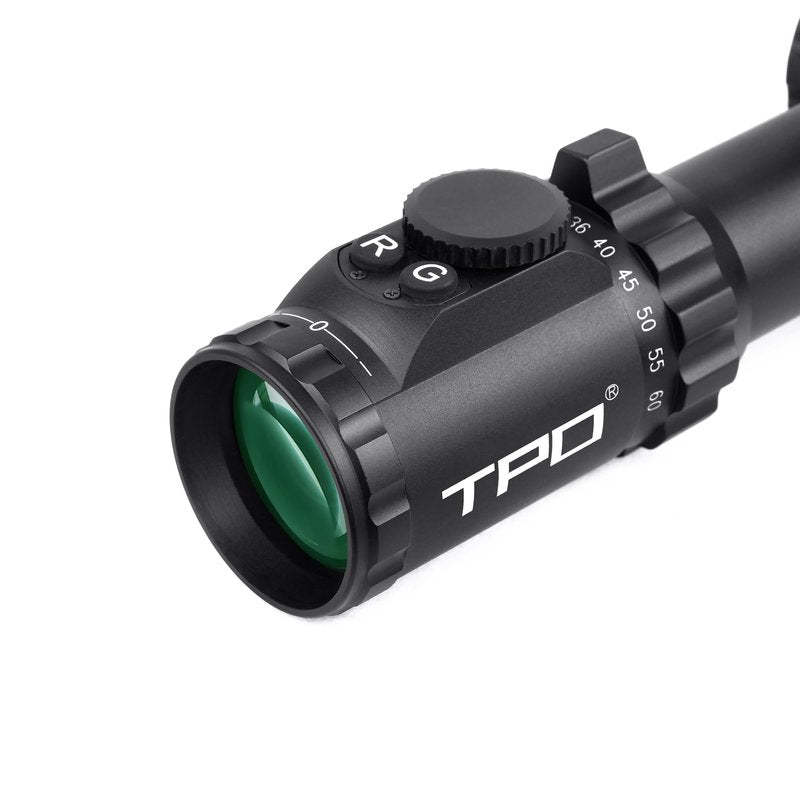 KT12-60X60SAL Long Range Rifle Scope 35mm Tube Side Parallax Adjustment with Scope Rings (MIL Reticle)