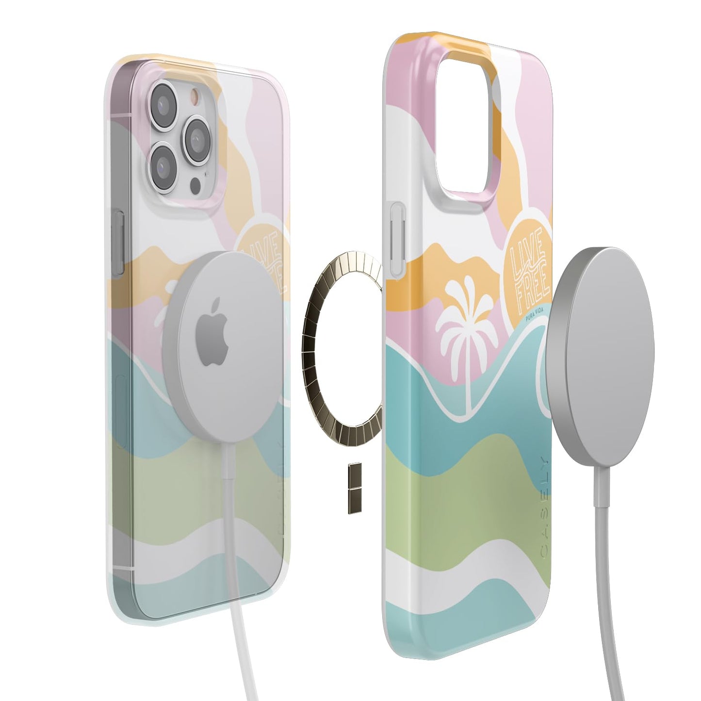 Casely iPhone 13 Pro Case | Fit Check | Neutral Checkerboard | Compatible with MagSafe | Classic Ultra Slim Design