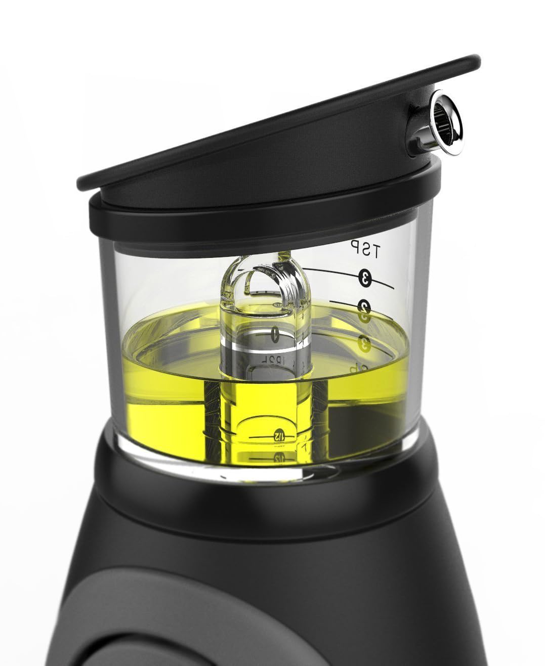 Olive Oil Dispenser Bottle with Pump - Oil Dispenser for Kitchen, Glass Oil and Vinegar Dispenser Set, Measured Cruet for Cooking - Ideal Oil Bottles for Kitchen Gadgets & Gifts, 2 Pack