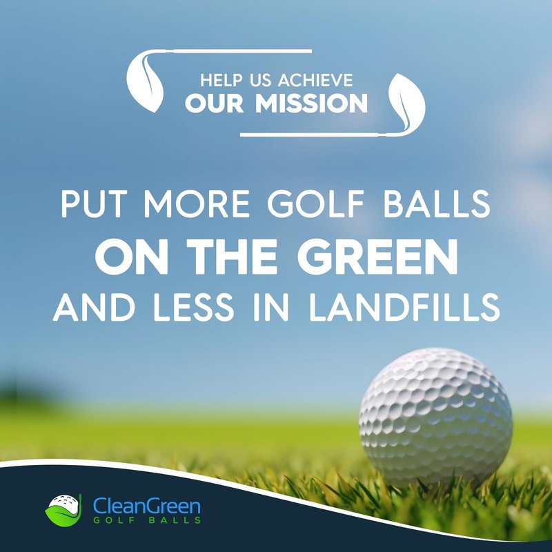 Clean Green Golf Balls | 48 Recycled Golf Balls | Titleist, Callaway, Taylormade | Pinnacle, Top-Flite, Kirkland | Washed & Graded | Good Condition As Seen on Shark Tank