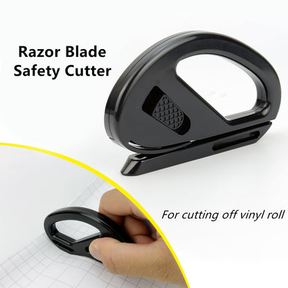 CARTINTS Car Install Tools for Vinyl Wrap, Vehicle Tinting Window Film Application Kit Includes Vinyl Wrap Magnets, 7 in1 Mini Squeegee, Felt Squeegee, Razor Blade Wrapping Cutter, 9mm Vinyl Knife