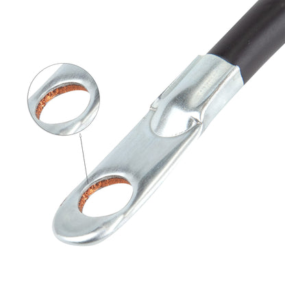 Cartman 4AWG 18-Inch Battery Inverter Cables Set, 4Gauge x 18" (1 Positive & 1 Negtive) for Car, Truck, RV, Solar