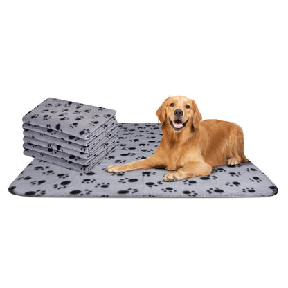 Nobleza - 6 x Dog Blanket Cat Cushion Puppy Kitten Sleep Pad Mat Pet Bed Cover Washable Warm Soft Fluffy Fleece Blankets 75 * 75cm