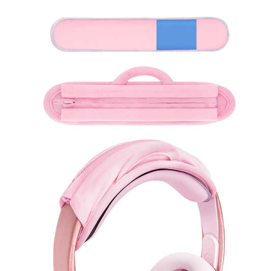 Geekria Nova Hook and Loop Headband Cover + Pad Set Protector No Tool Needed Compatible with Razer, JBL, Plantronics, Sennheiser, Logitech, Hyperx, Corsair Headphones (Cooling-Gel)