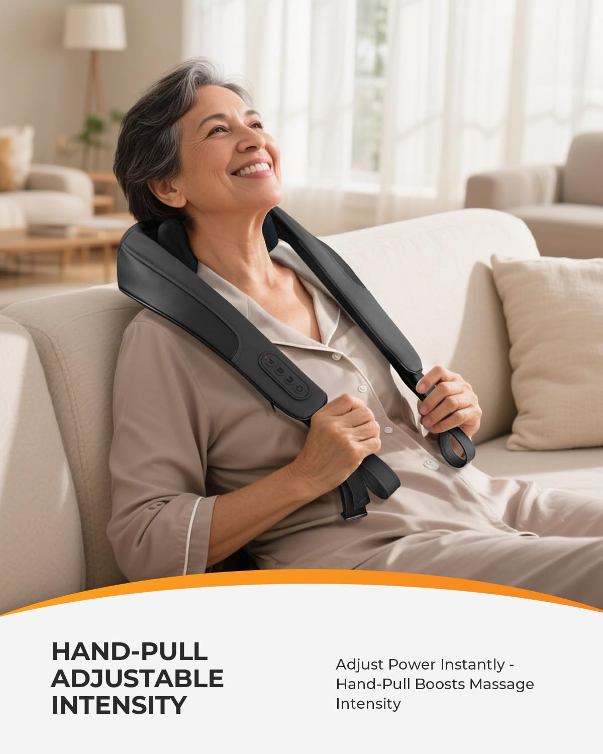 CooCoCo Upgraded Cordless Neck Massager - FSA Eligible, Back Massager for Pain Relief Deep Tissue,Shoulder Massager with Heat,6D Shiatsu Kneading,HSA Electric Rechargeable Massager,Gifts for Men Women
