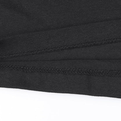 Mens Muscle Cut Raglan T Shirts with 3/4 Sleeve Fitness Workout Tops Black-Dark Grey L