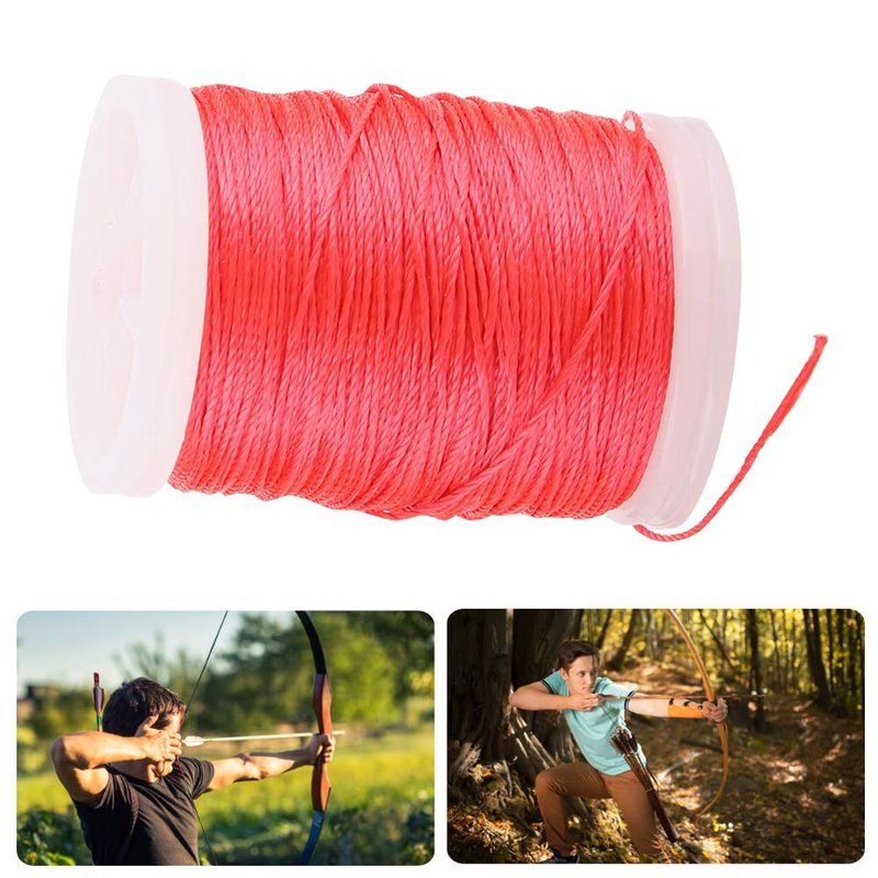 Alomejor Bow String Serving Thread, Easy to Use Archery Bowstring Repair Nylon for Archers Outdoor Enthusiasts Hunting Target Practice Bow Maintenance