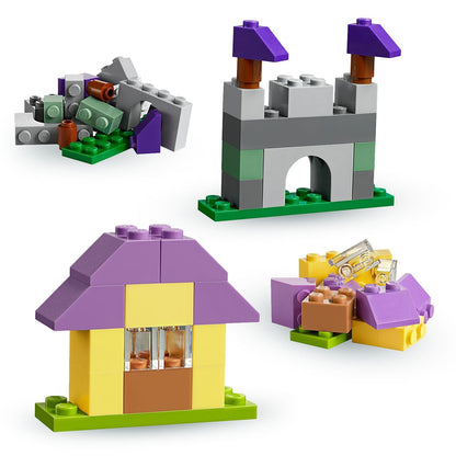 LEGO 10713 Classic Creative Suitcase, Toy Storage Case with Fun Colourful Building Bricks, Gifts for 4 plus Year old Kids, Boys & Girls