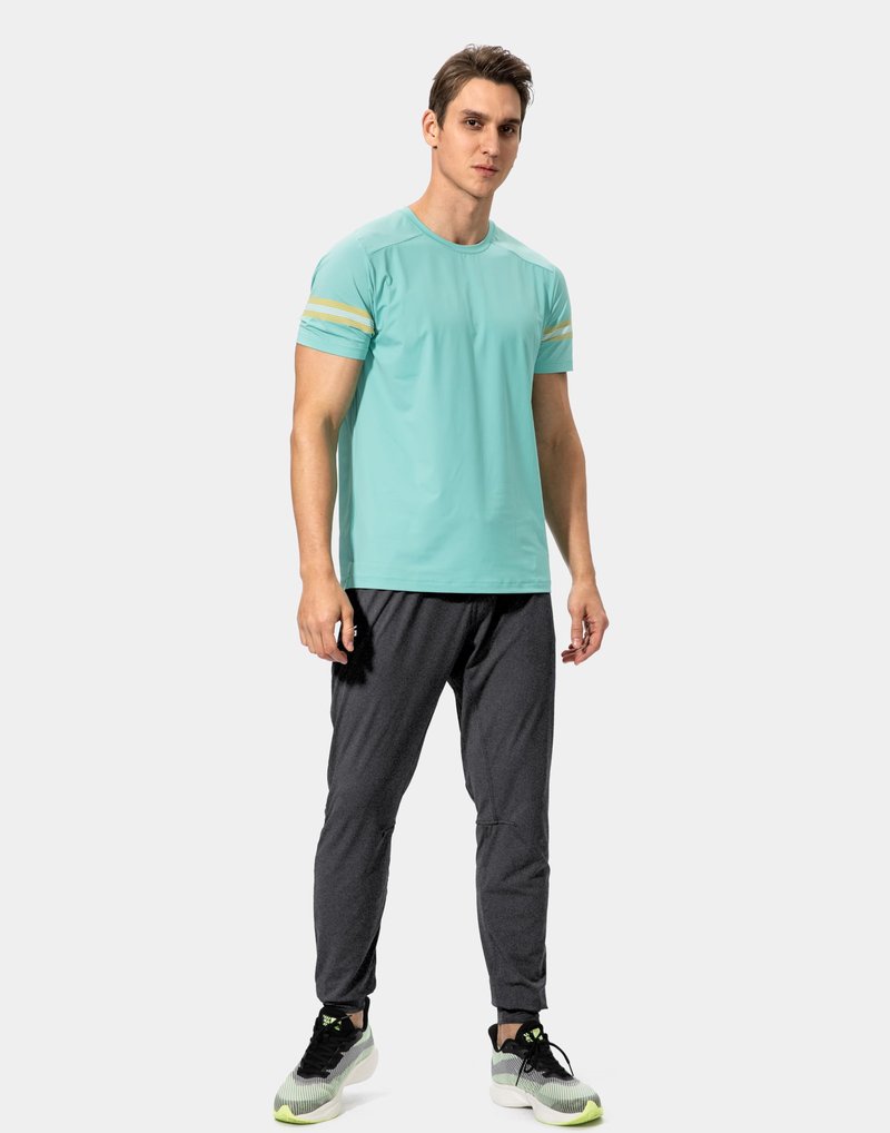 G Gradual Men's Sweatpants with Zipper Pockets Athletic Pants Traning Track Pants Joggers for Men Soccer, Running, Workout(Heathered Black,XL)